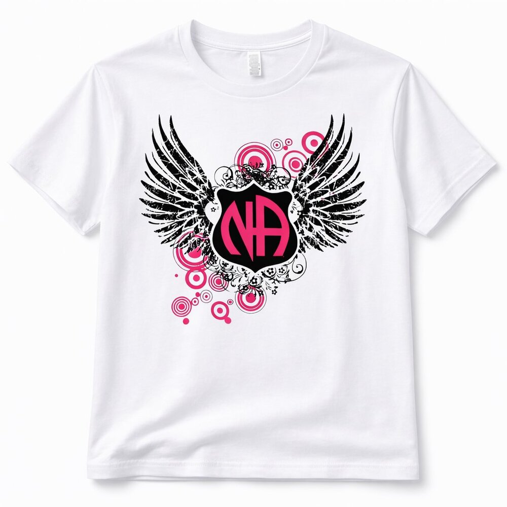 NA Recovery Angel Graphic T Shirt Trendy Boutique Style Tee Women Gift White